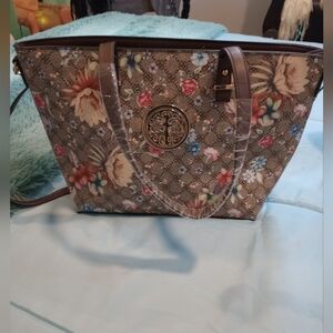 Floral Patterned Tote Bag
